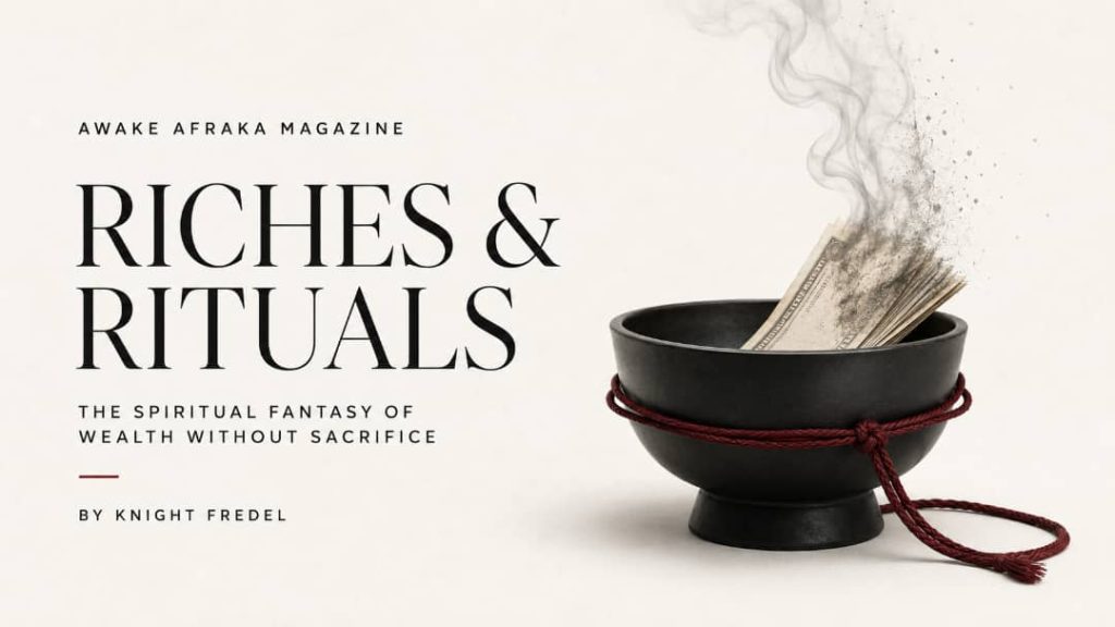 RICHES & RITUALS: THE SPIRITUAL FANTASY OF WEALTH WITHOUT SACRIFICE - BY KNIGHT FREDEL