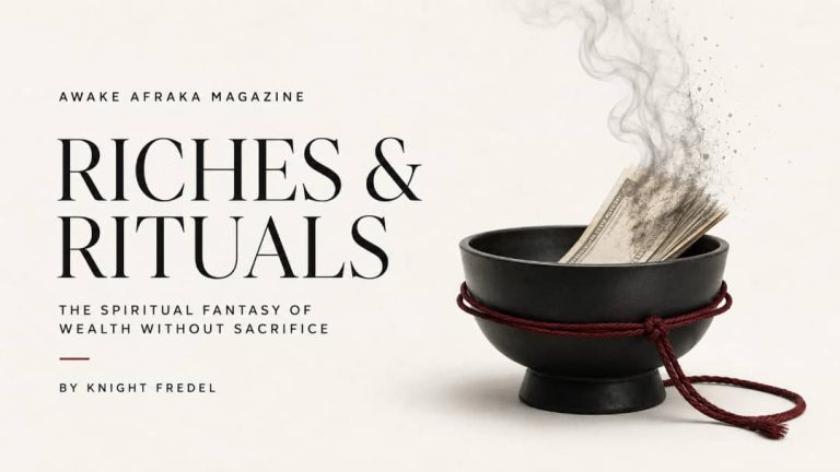 RICHES & RITUALS: THE SPIRITUAL FANTASY OF WEALTH WITHOUT SACRIFICE – BY KNIGHT FREDEL
